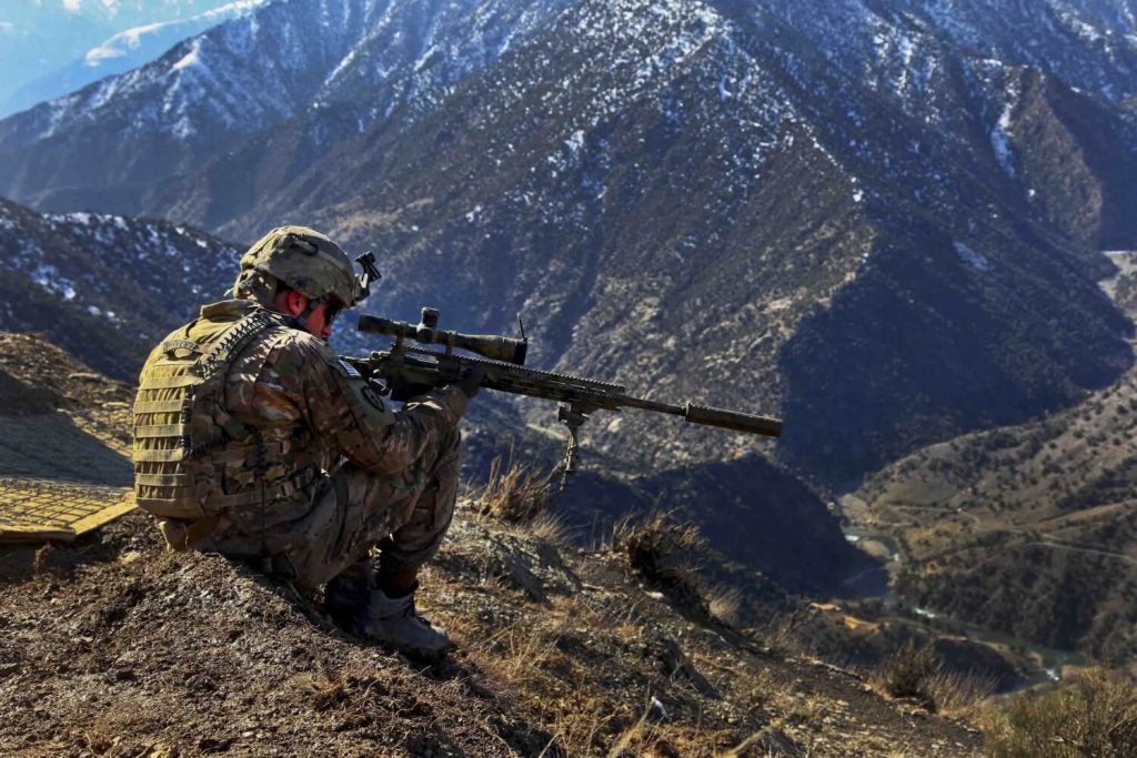 Army Sniper in Afghanistan