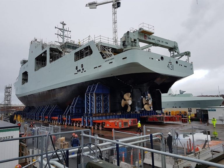 Future HMCS Margaret Brooke Launched - Overt Defense