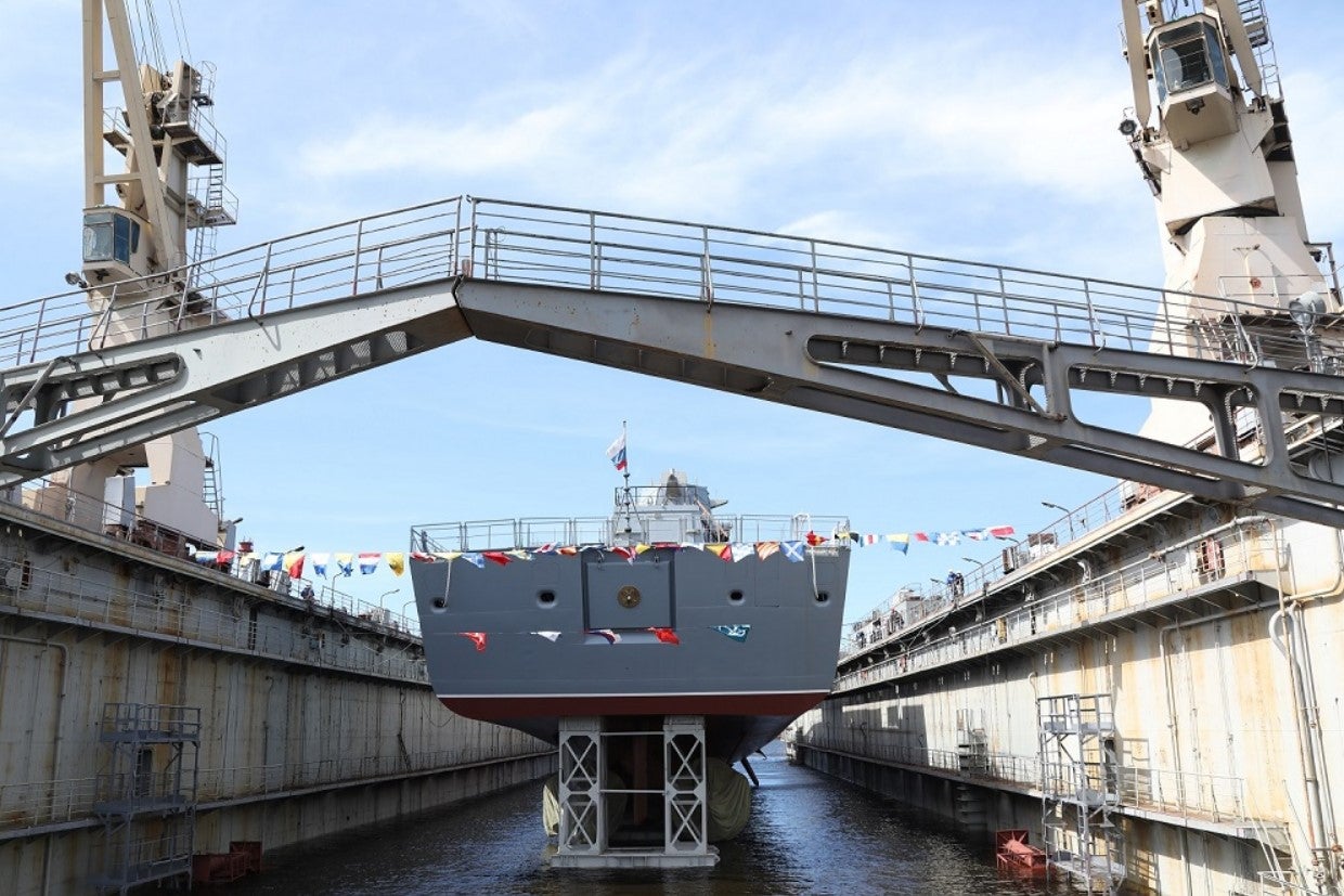 Russian Navy Launches Third Gorshkov-class Frigate, the Admiral Golovko ...