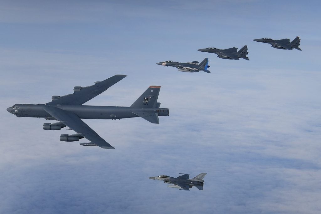 Bombers, Marine F-35s join Point Blank 20-4 exercise over the North Sea