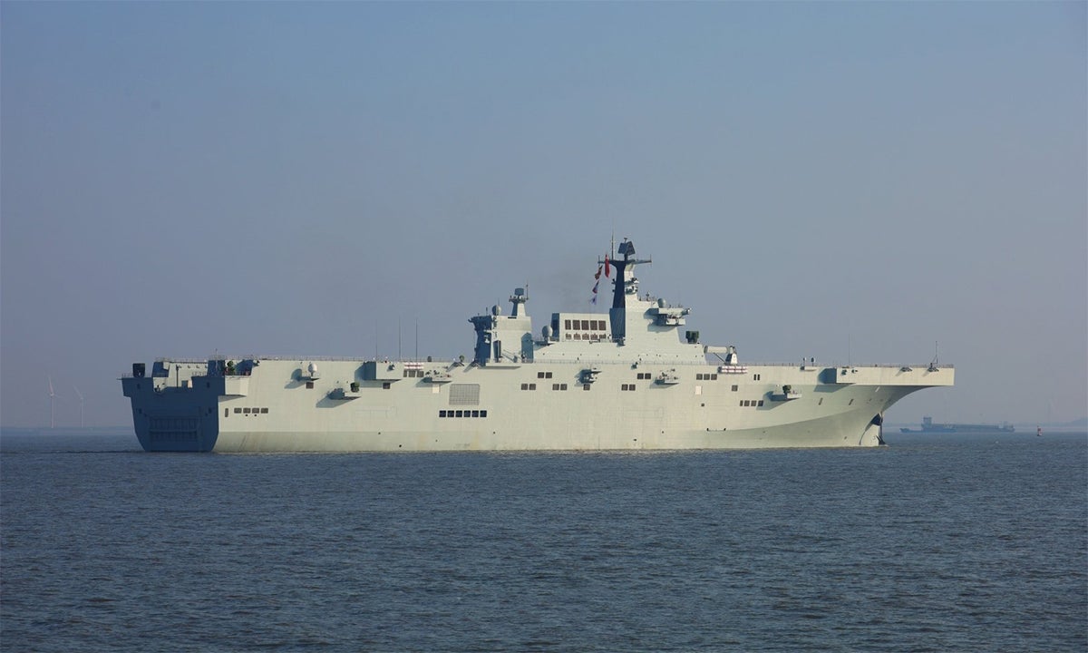 China’s Second Helicopter Assault Ship Begins Sea Trials After Carrier ...