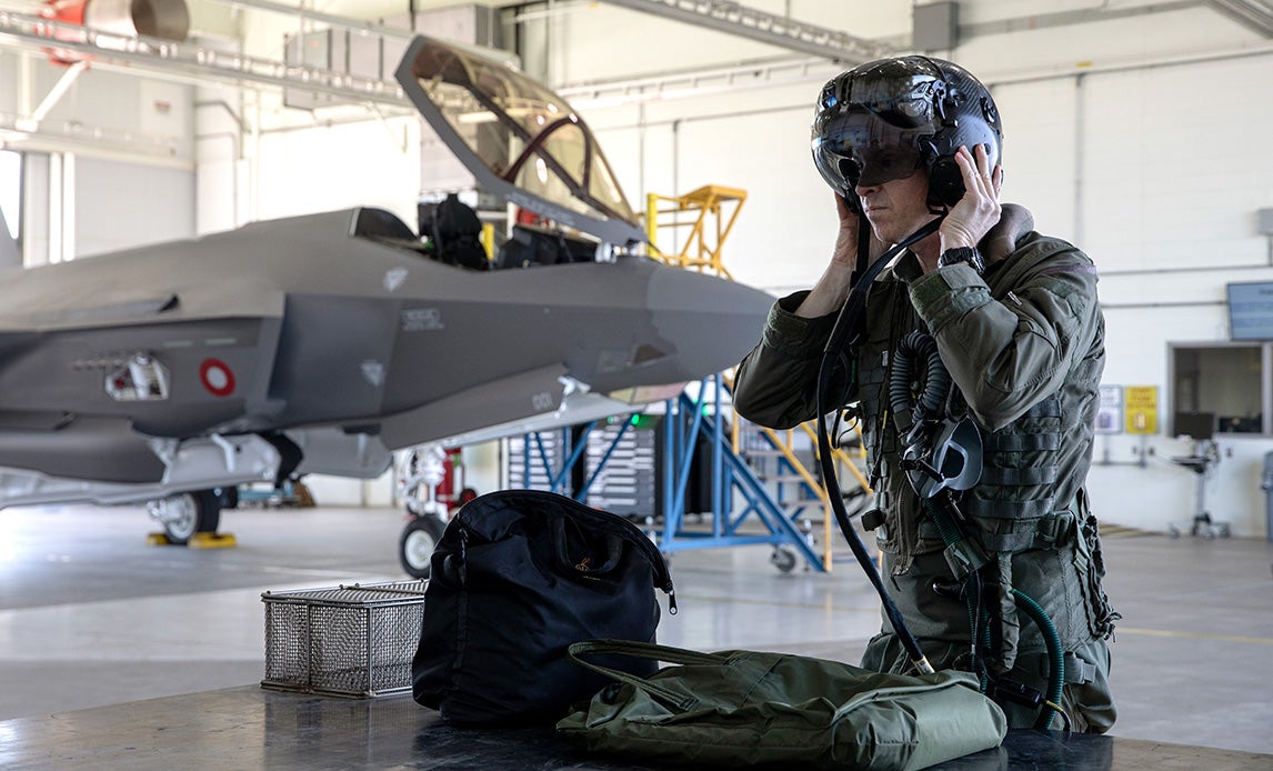 The Royal Danish Air Force's First F-35A Makes Its First Flight