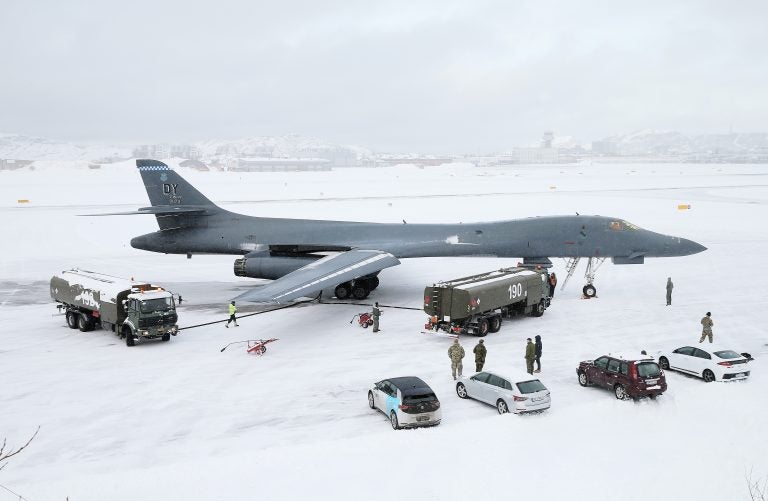 B-1B Lancer Makes First Ever Landing At Bodø Air Station