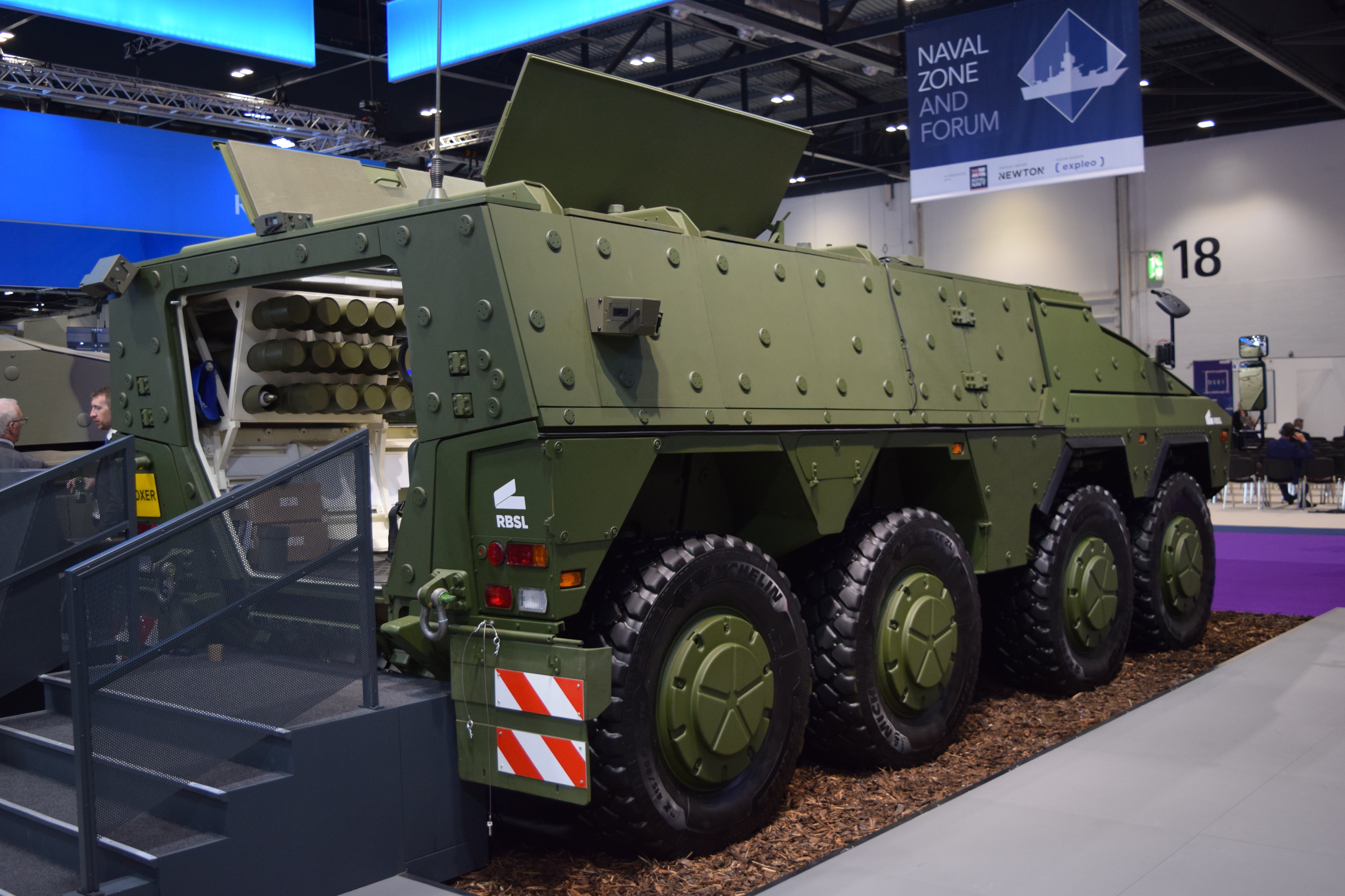 Dsei 2021 Rheinmetall Debuts Boxer Mortar Mission Module 9262