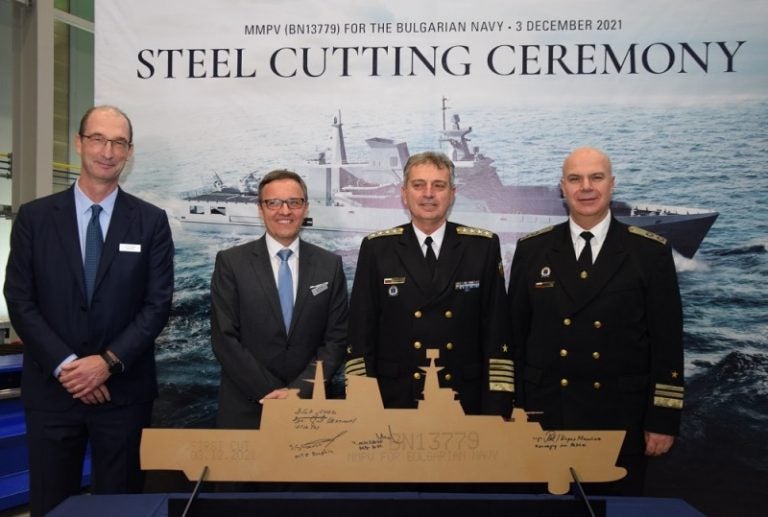 NVL Group Cuts Steel for Bulgaria's first Multipurpose Modular Patrol ...