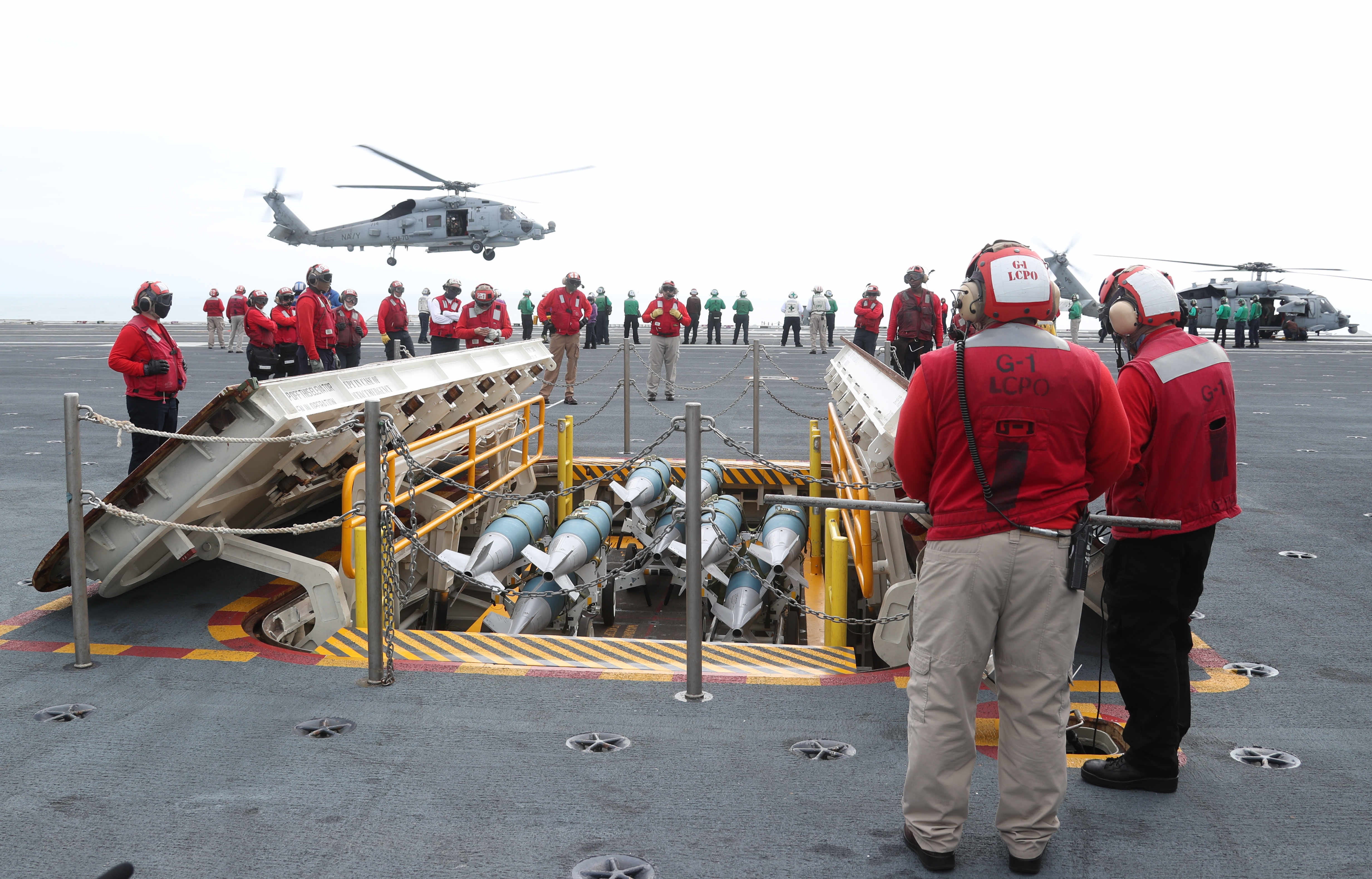 USS Gerald R. Ford's Final Advanced Weapons Elevators Completed