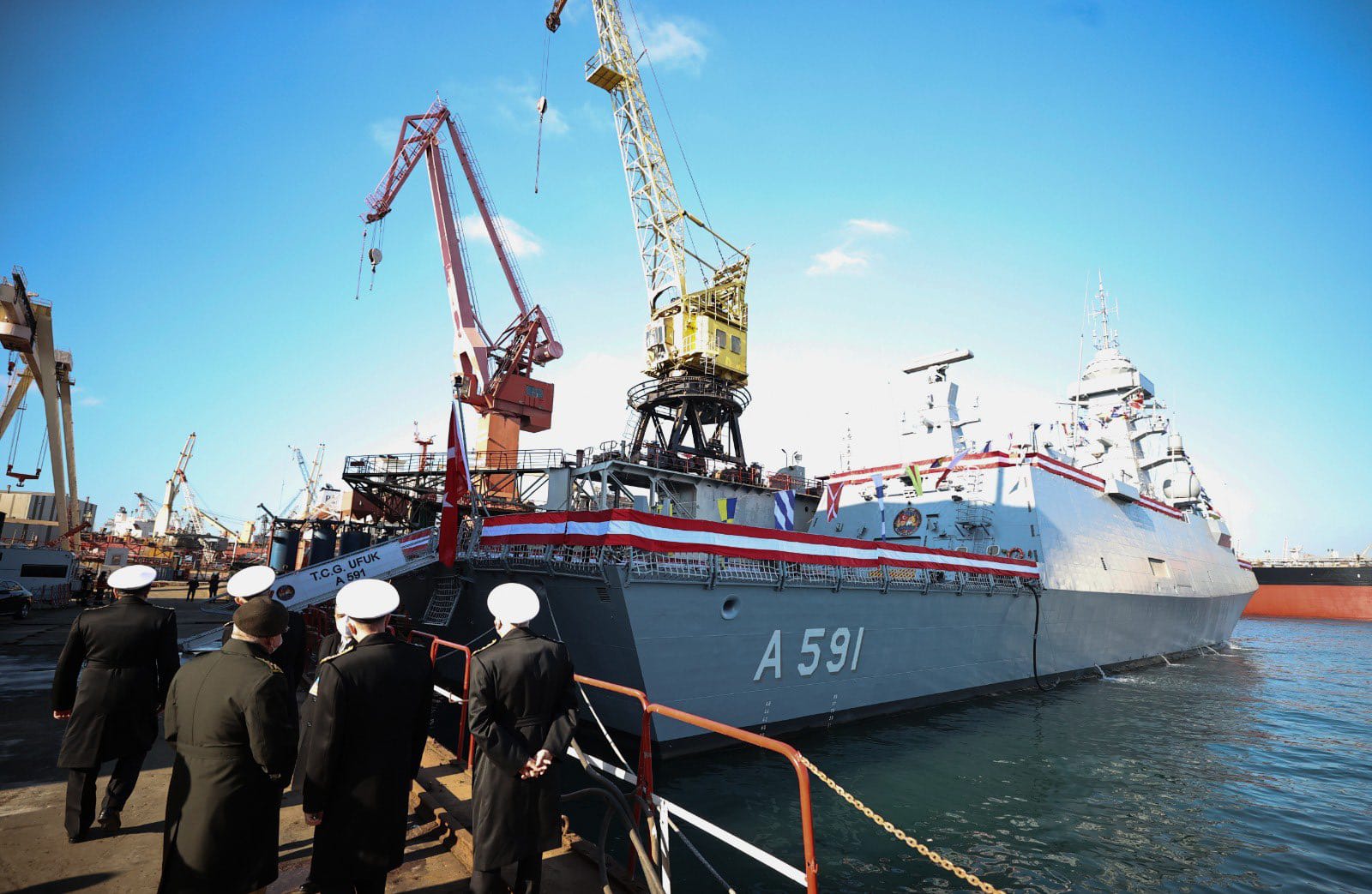 Turkey's First Domestic Intelligence Vessel TCG Ufuk Enters Into ...