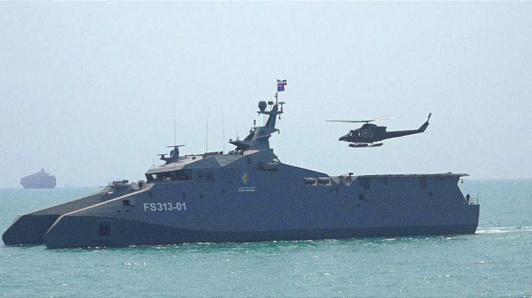 The Shahid Soleimani Missile Boat/Corvette With a Catamaran Design Has ...