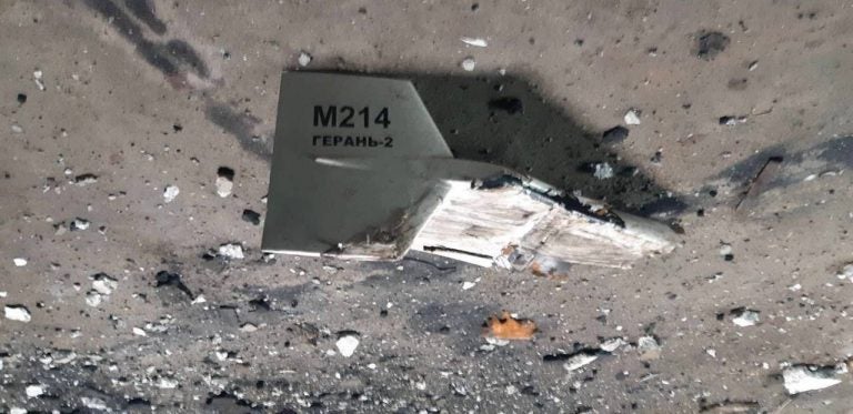 Ukrainian Military Claims Downing Of Iranian-Made Drone