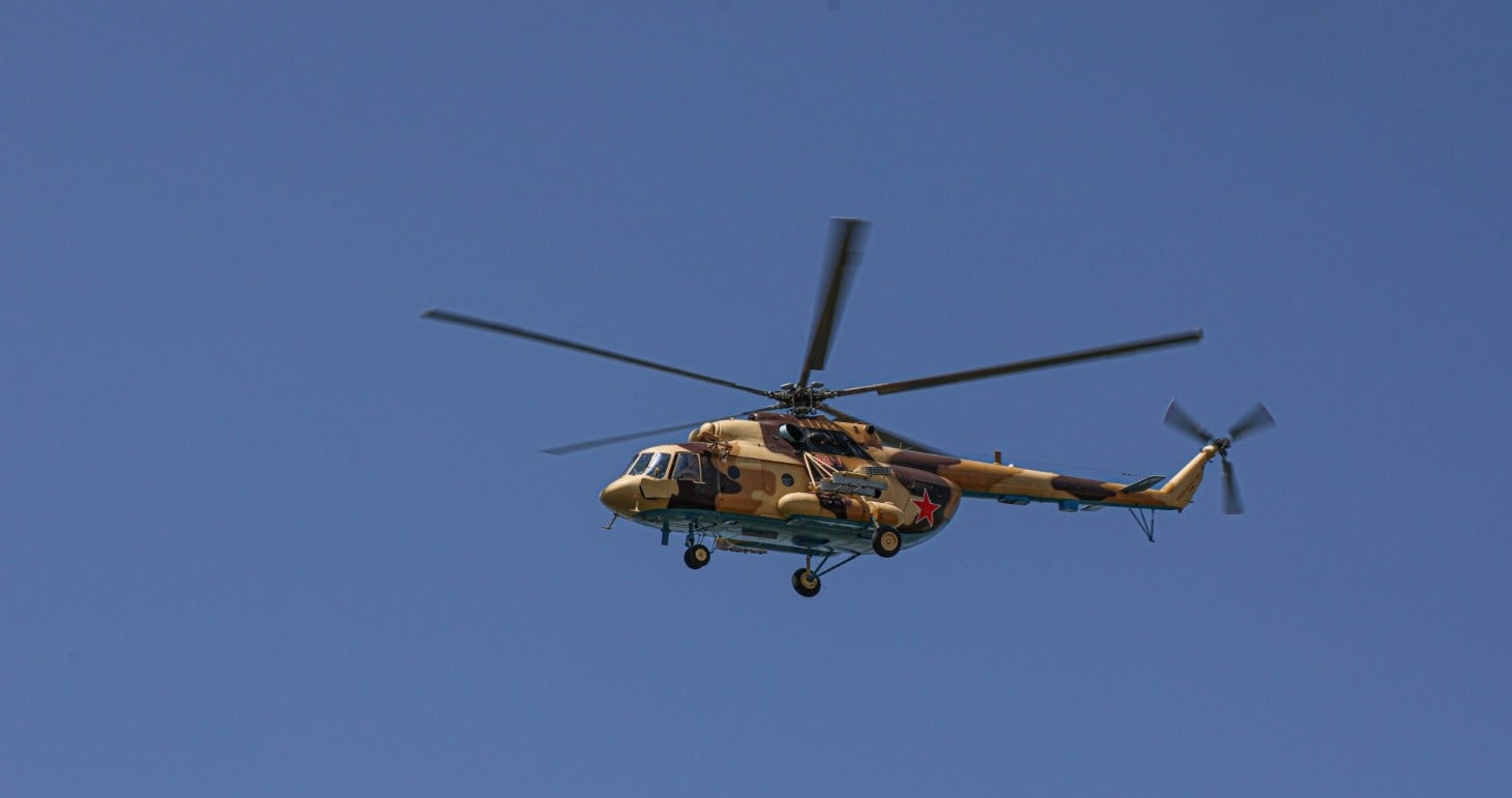 The Kyrgyz Air Force Receives A New MI-17V-5 Helicopter From Russia