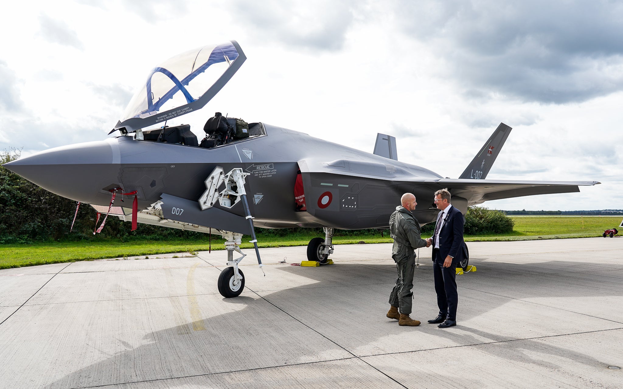 Denmark’s First F-35s Arrive Home