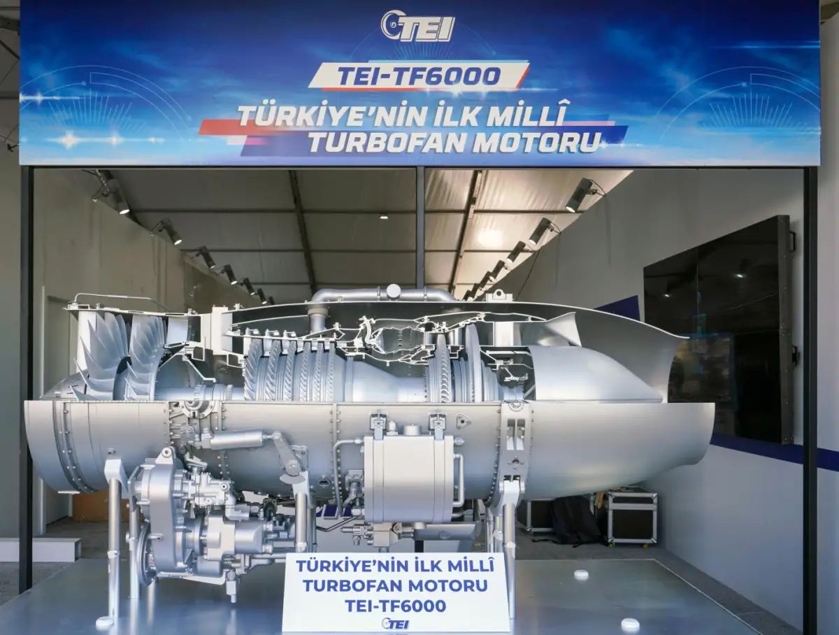 Turkey’s First Domestically Developed Military Turbofan Engine TF6000 Successfully Completed Its First Ignition Test