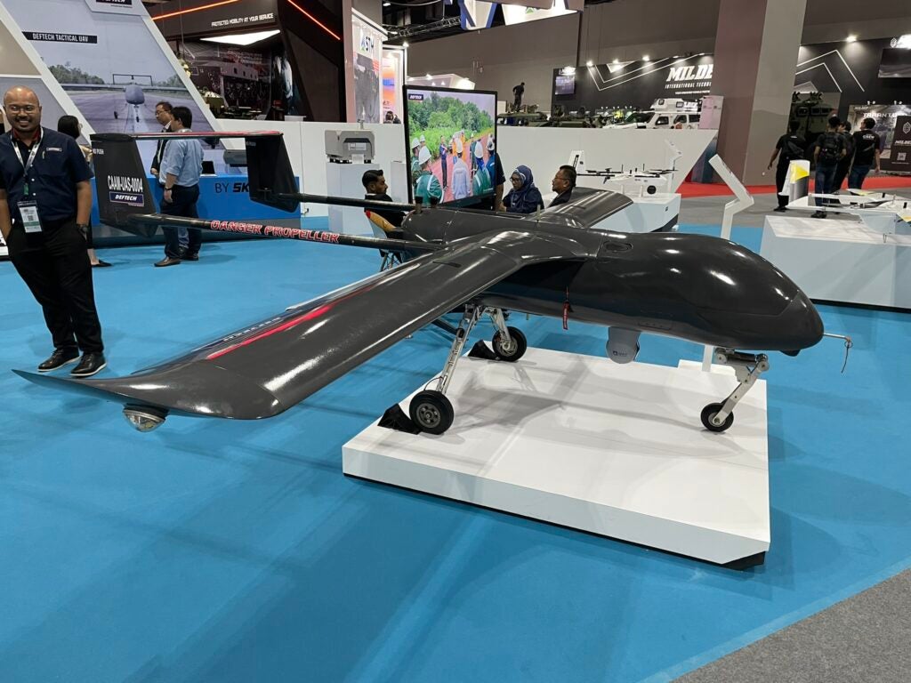 Deftech's Tactical UAV at Defense Services Asia 2024 (Albert Lee)